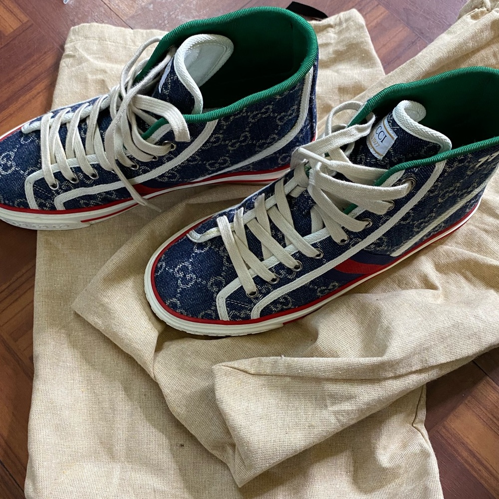Denim GUCCI Shoes - Picture 4 of 5